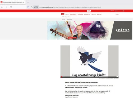Sreenshot serbski rbb/Łužyca julij 2025
