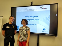 Saskia Bugajowa a Erik Bivour; foto: M. Nowak